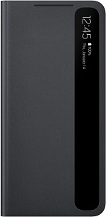 Чехол-книжка Smart Clear View Cover для Samsung S21 (черный)